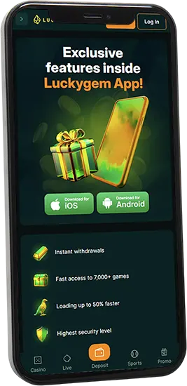 Installeer Luckygem Casino op je telefoon